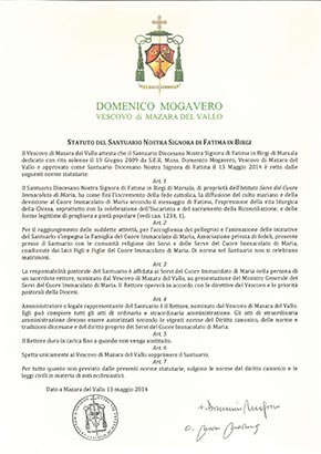 Statuto Santuario